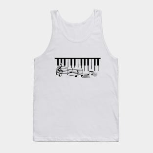 Piano Notes Tank Top